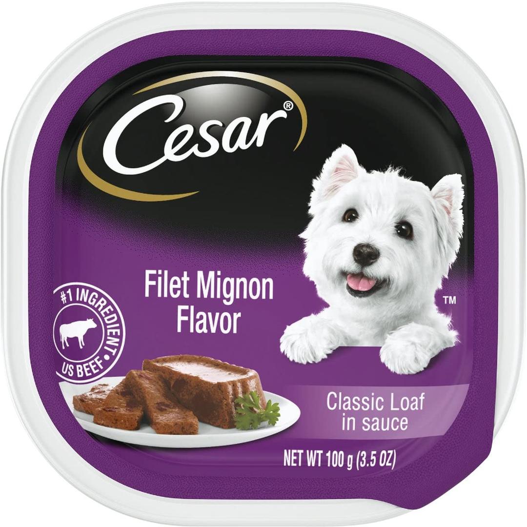Cesar 10179854 Select Dog Food, Filet Mignon - Quantity 24 BBD: 08/22/2025