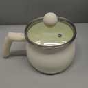 Milk Pot with Lid, 2 Quart Nonstick Butter Warmer Saucepan with Handle, Small Cooking Soup Simmer Pot Water Boiling Pan for Stove Top, Home, Kitchen