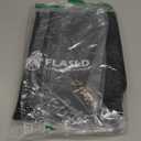 FLASLD 36 x 48 inches Under The Grill Protective Deck and Patio Mat, Fireproof Fireplace Mats to Protect Floor and Deck, Waterproof and Oil-proof Pad Protector for Grass Lawn, Black