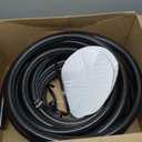 RV Sewer Hose Extension for The Sewer Solution 3/4" Diameter Sewer Hose System, 50 FT Length Flexible PVC Tubing, 2 Couplers and Worm Gear Clamps Included, Made in USA