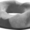 Donut Memory Foam Pillow Hemorrhoid Seat Cushion Tailbone Coccyx Orthopedic Medical Seat Prostate Chair Pilllow(Gray,Lady)