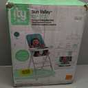 Ingenuity Sun Valley Compact Folding Baby High Chair, Food-Grade Safe Plate, 5-Point Harness, for Ages 6 Months and Up, Unisex - Teal