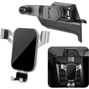 Car Phone Holder for 2022-2026 GMC Sierra 1500 Elevation/SLE/SLT and 2024-2026 GMC Sierra 2500HD 3500HD SLE/SLT 【Fit 13.4 inch Touch Screen 】 Auto Interior Accessories Best Cell Phones Mount