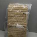 Foldable Storage Baskets with Handles Paper Rope Storage Baskets Rectangle Collapsible Hand Woven Storage Cubes Bins for Organizing Shelves Living Room Bedroom Pantry (4, 11'' x 11'' x 11'') (Natural)