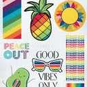 4 Sheet Fruille Sensory Stickers Autocollants Sensoricls