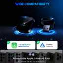 Wireless CarPlay Adapter for Apple iPhone & Android, 2-in-1 Adapter Convert Wired to Wireless Dongle