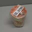 2 Pcs Plastic Mini Wastebasket Trash Can with Swing Lid with 120 Trash Bags, Tiny Desktop Waste Garbage Bin for Home, Office, Kitchen, Vanity Tabletop, Bedroom, Bathroom (Pink + Beige)