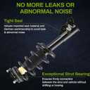 AUTOSAVER88 Front & Rear Pair Complete Quick Struts Shocks Compatible with 2006-2010 Acura CSX, 2006-2011 Civic