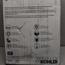 KOHLER 57777-WCF-0 Cymbal ReadyLatch Quiet-Close Soft Close Toilet Seat Elongated, Flexible CoreFlex Material, Wider Toilet Seat Surface, Home Essentials, White