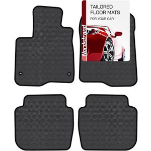 All Weather Floor Mats for Honda CR-V 2023 2024 2025 - Custom Fit fits Honda CRV (Inc Hybrid) - 1st & 2nd Row Set - Anti-Slip Backing - Heavy Duty TPE Mats