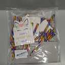 Valentines Day Cards for Kids - Set of 24 Rainbow Pencils Unicorn Valentines - Class Party Favors Valentine day cards Exchange Bulk for Girls Boys School Classroom Supplies