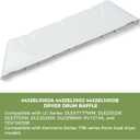 4432EL1002A 4432EL1002 4432EL1002B Dryer Drum Lifter Baffle Replacement for LG and Kenmore Dryer Models Replace 4432EL1002F AP4436745 PS3522961 1Pc