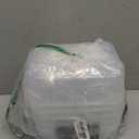 YORY 5 cup Plastic Food Storage Containers with Lids Nestable Freezer Dishwasher Safe Rectangle Meal Prep Container Set,5-Pack