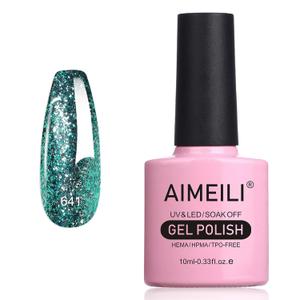 AIMEILI HEMA Free Gel Nail Polish, TPO Free, Soak Off U V Nail Art Glossy Long Lasting for Salon DIY Home - 652 10ml, 5 Pack