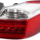 Passenger Side Outer Tail light Compatible with Accord Sedan EX-L Touring 2013 2014 2015 Rear Light Taillight 33500T2AA12 HO2805103 (Right)