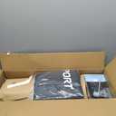 FBSPORT Inflatable Air Gymnastics Mat Training Mats 4/8 inches Thickness Gymnastics Tracks for Home Use/Training/Cheerleading/Yoga/Water with Pump (6.6ft*3.3ft*4in(2*1*0.1m), Black)