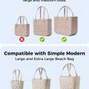 KMOUANTS Beach Bag Tray Holder Compatibility with Bogg Bag and Simple Modern Large Beach Bag Beach Bags for Beach Bag Accessories (Color:Pink) 