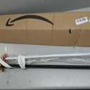 RENGENG Light Up Sword, 40 Inches Rechargeable Plastic Replica with Belt & Stand, Sword with Original Texture