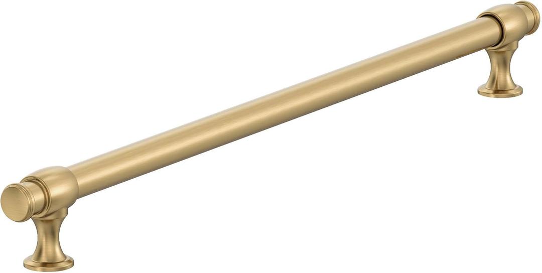 Amerock BP54066CZ | Champagne Bronze Appliance Pull | 18 inch (457 mm) Center-to-Center Cabinet Handle | Winsome | Furniture Hardware