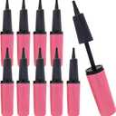 Balloon Pump Hand Held, Inflator Air Pump for Balloons - 2 Way Manual Dual Action - Kids' Party, Special Event (10 Pack Pink)