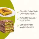 2 x Kataifi for Dubai Chocolate,(14.4 oz - 0.9 lb) oz Dried & Chopped Shredded Phyllo Dough, Natural Kataifi Shredded Fillo Dough