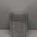 AntStep 12 Pack Clear Plastic Storage Bins, Pantry Organizers and Storage, Clear Pantry Organizer Bins, Plastic Containers with Handle for Kitchen,Freezer,Cabinet,Closet,Bathroom Under Sink Storage (Medium)