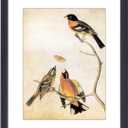 4x5 Picture Frame, Black Aluminum Metal Photo Frames with HD Glass, Fits 3x4 with Mat or 4 x 5 without Mat, Display for Wall and Table