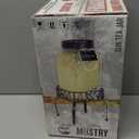 Mustry Glass Drink Dispenser for Parties, 1 Gallon Beverage Dispenser with Stand and Spigot Solid Stainless Steel, Used as Lemonade Dispenser Sun Tea Jar Kombucha Jar