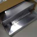 WDF 60PCS Clear Plastic Plates-9.5inch Square Disposable Plates - Premium Square Plastic Dinner Plates-Clear Dinner Plates Perfect for Wedding & Parties