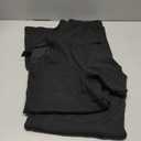 Womens 2 Piece Lounge Sets, Summer V Neck Short Sleeve Tops & Wide Leg Sweatpants (Black, M)