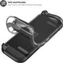 2 x ProCase Protective Cover for Nintendo Switch 2 2025, Case with Ergonomic Grip, Shell for Switch 2, Soft TPU Protector Accessories, Anti-Scratch, Easy to Install -Transparent Black