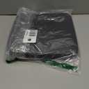 SINOSSO Modern Faux Leather Bar Stool Cushion 1 Piece, Leathaire Magnetic Small Chair Pad for Cafe Bistro Stackable Metal Stool (Square, Black, 1)