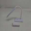 Vansuny LED Desk Lamp with USB Charging Port, Eye-Caring, 5 Color Modes,6 Brightness Levels, Touch Control, Flexible Gooseneck, Memory Function for Dorm Office Work Bedroom (12W,White)