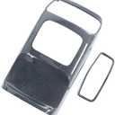 Compatible with Honda CR-V 2017-2022 Car Interior Sticker Decal Accessories Carbon Fiber Look Black (Armrest Anti-Kick B)