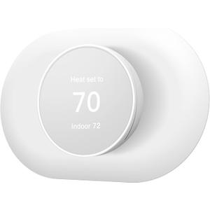 Compatible with Google Nest Thermostat 2020 Wall Plate Cover, Nest Thermostat Trim Kit, Nest Thermostat Wall Plate Cover, Nest Thermostat Accessory Easy Installation - Snow