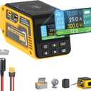 300W Voltage Regulator Compatible with DeWalt 20V Battery (Battery Not Included), 2–30V Adjustable DC Output, 100W Type-C PD Fast Charging, 15W Wireless Charger