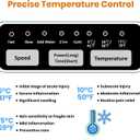 Cold Therapy System - No Ice Needed Portable Cryo Machine with Adjustable Temperature Control Universal Pad for Knee, Shoulder Surgery Recovery, Arthritis Pain & Swelling Relief