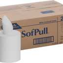 Georgia-Pacific SofPull Centerpull Regular Capacity Premium Paper Towel, White, 28124, 324 Sheets Per Roll, 6 Rolls Per Case, 6 Count
