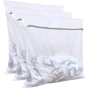 Lingerie bags for laundry(3Pcs,24 X 24inch),large mesh laundry bags,Delicates Bags for Washing Machine
