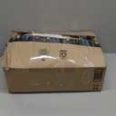 Blissful Diary Reading Pillow, Backrest Pillow with Shredded Memory Foam for Adult & Children, Designed for Bed and Couch Sitting Up, Includes Arms, Pockets and Washable Cover, Off White