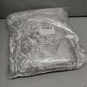 JarThenaAMCS Winter Fuzzy Blanket 60 x 50 Inch Christmas Grey White Snowflake Throw Blanket for Holiday Home Chair Sofa Couch Bed