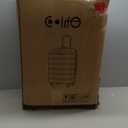 Coolife 3-Piece Lightweight Hardside Spinner Luggage Set with TSA Lock (20in24in28in, blue)