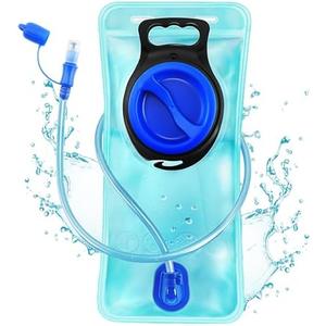 Hydration Bladder, 1.5-2-3L Water Bladder for Hiking Backpack, BPA-Free Leak Proof Water Reservoir Storage Bag, Water Pouch Hydration Pack for Camping Cycling Running, Blue