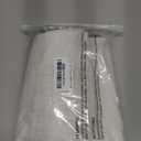 Naturoom 54 Inch Shower Curtain - Narrow Half Small Beige Linen Ultra Thick Fabric Shower Curtain Set with 10 Hooks, Natural Boho Farmhouse Rustic RV Camper Bath Curtains for Bathroom, Cream