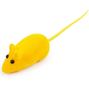 20PCS ARTIFICIAL YELLOW MOUSE FOR KITTENS