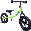 Banana Bike LT Balance Bike for Kids - Lightweight No Pedal Toddler Bikes for 2-5 Year Olds - Durable Aluminium Frame, Adjustable Seat and Handlebar, and EVA Tires Green