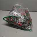 16 Pcs Artificial Pomegranate Branches 25.6 Inches Faux Pomegranate Flower Stem Small Fake Berries Branches for Christmas Decorations Wedding Home Vase Party Decorations