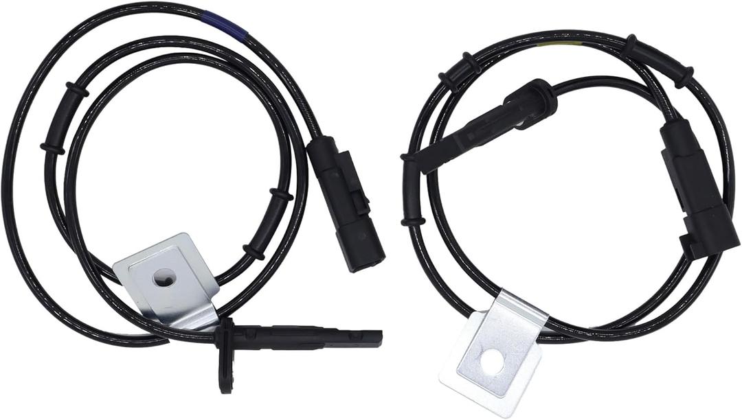 HiSport Front ABS Wheel Speed Sensor Left & Right 20811372 20811371 Compatible with Chevrolet Equinox LS LT 2010-2017 Replacement for GMC Terrain SLE SLT