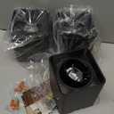 OKELI Black Modern LED Dimmable Ceiling Light Fixtures for Hallway Kitchen Entryway, 20W 1300LM 2700K-6000K Flush Mount Close to Ceiling Lighting, Cuboidal Ceiling Lamps for Living Room 3pack