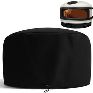Waterproof Pizza Oven Cover for Gozney Arc XL, COMPEAK Outdoor Pizza Oven Accessory Made of 600D Thick Fabric, Tear Resistant, Windproof with Drawstring (Cover Only) (Black)